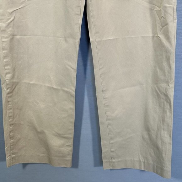 Banana Republic Pants Mens 34 Dress Chino Tan Cotton Straight Leg  Pockets - Picture 3 of 8
